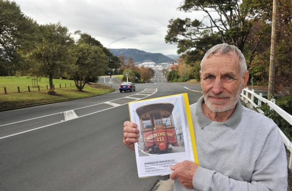 Neville Jemmett, seen earlier this year with a picture of Mornington trailer No 111 which last...