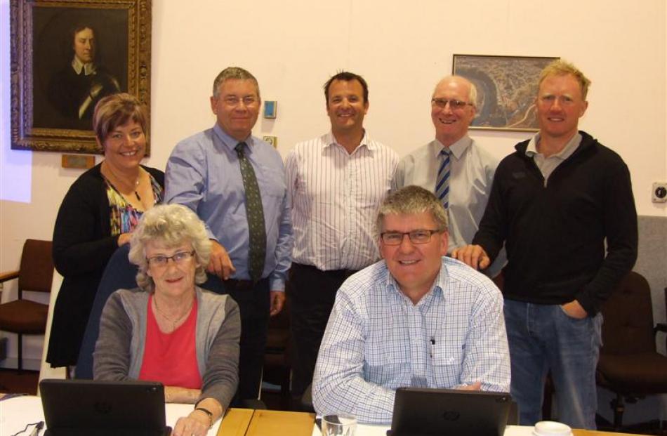 New Cromwell Community Board deputy chairwoman Helen Hucklebridge and chairman Neil Gillespie ...