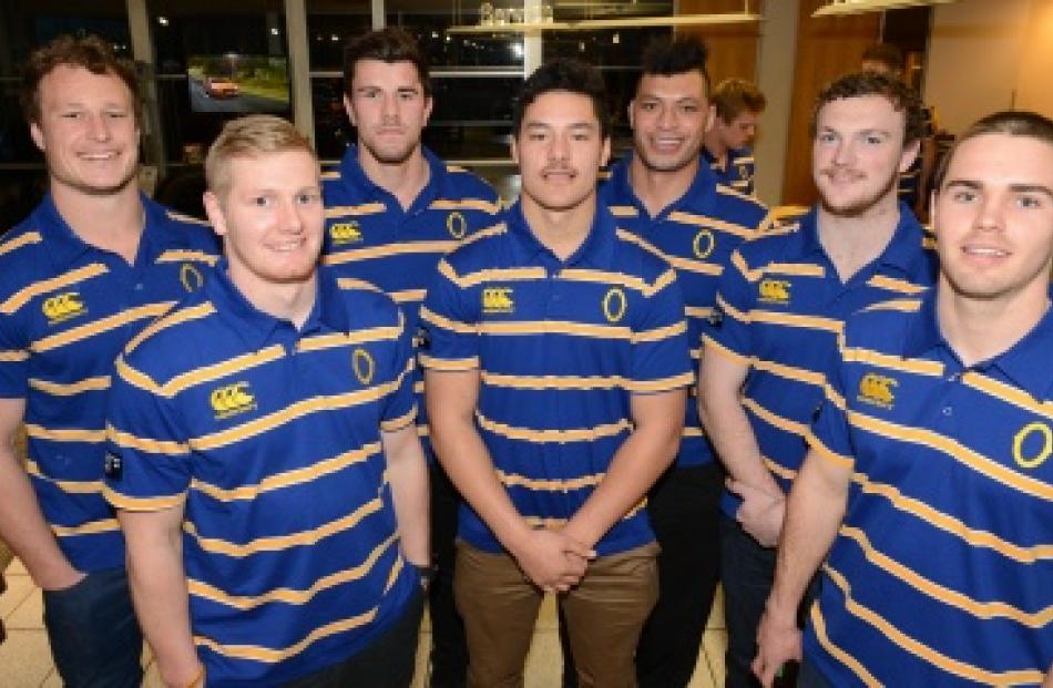 New faces in the Otago ITM Cup squad are (from left): Jack Wilson, Kaide Whiting, Adam Knight,...