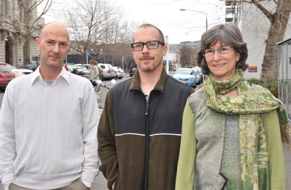 New staff at the University of Otago Centre for Science Communication (from left)  Dr  Fabien...