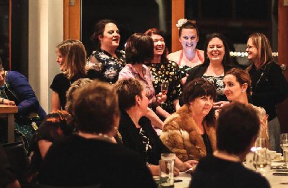 North Otago women gather for the Frock Friday  auction,  held to raise  money to support baby...