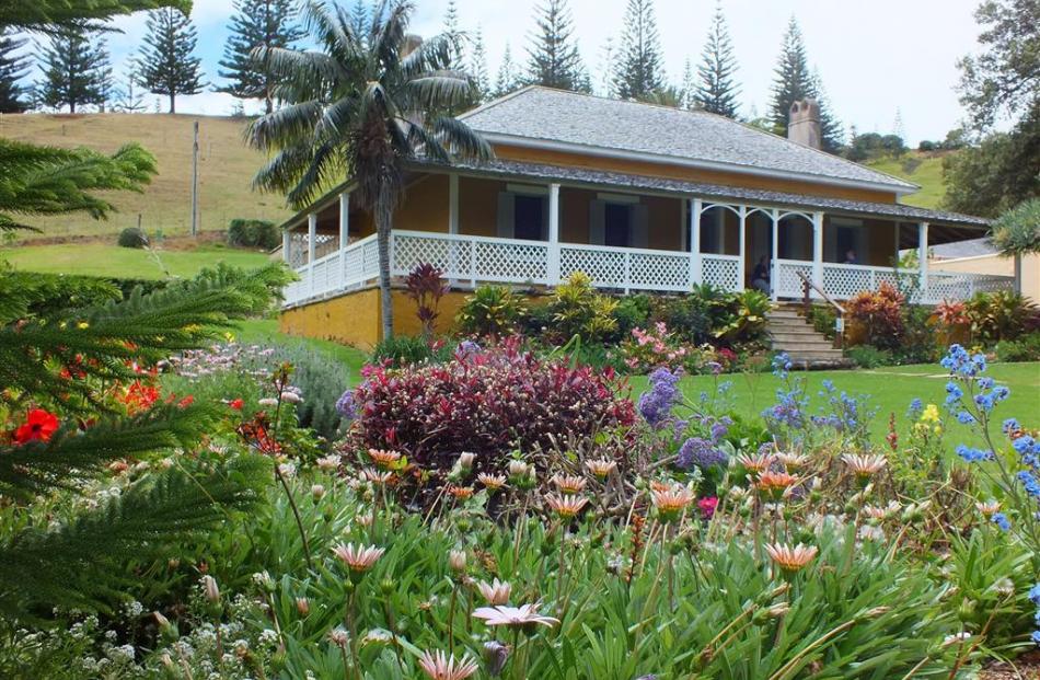 One of Norfolk Island’s museums is housed in this Quality Row Georgian house. Photos: Gillian Vine.