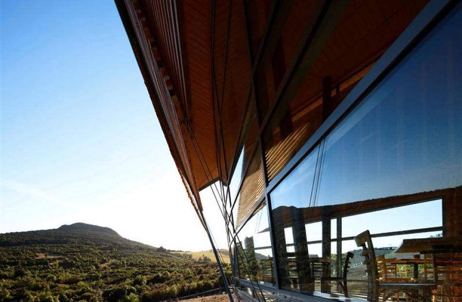Orokonui Ecosanctuary visitor centre, designed by Architectural Ecology. Photos supplied.