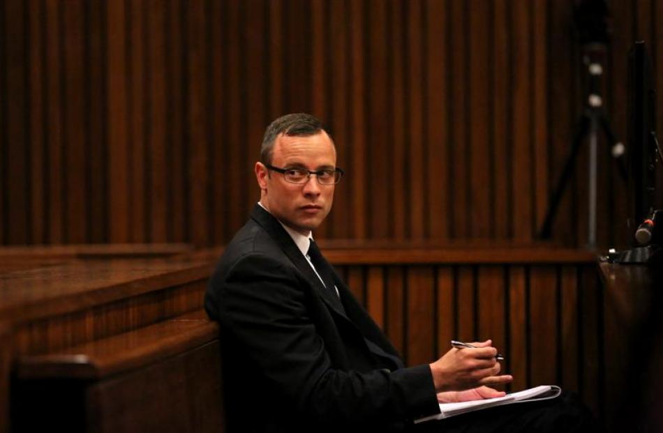 Oscar Pistorius.    REUTERS/Siphiwe Sibeko/POOL