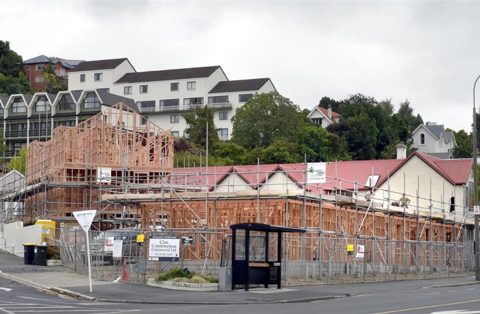Otago’s building consents continue to increase. Photo by Gregor Richardson.