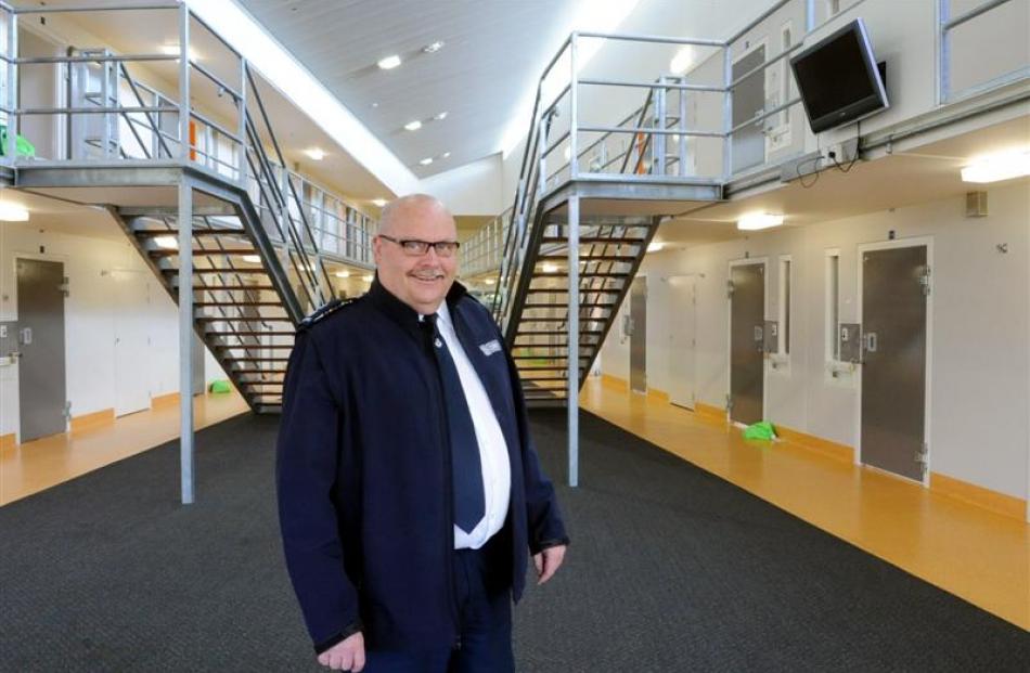 Otago Corrections Facility manager Jack Harrison in the low security Weka Unit, which houses...
