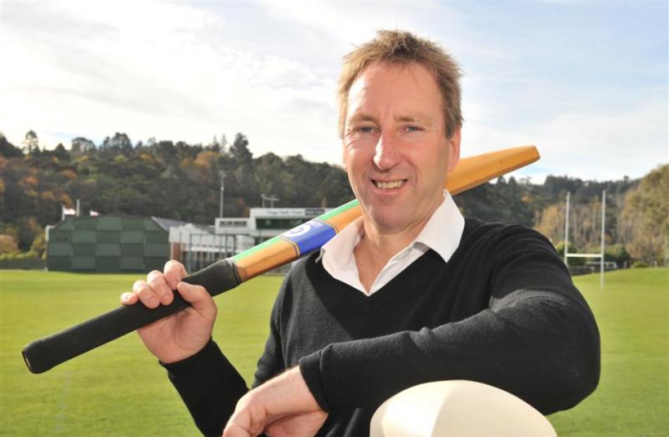 Otago Cricket Association's new chief executive Mike Coggan takes in his surroundings at the...