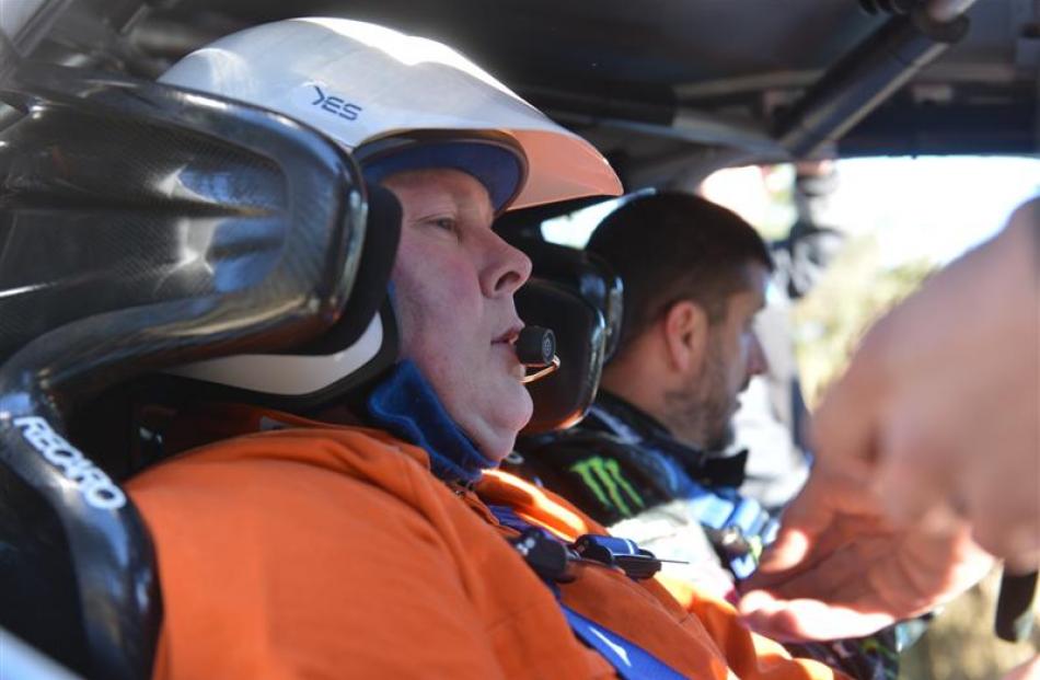Otago Daily Times reporter John Lewis' focus under extreme pressure could easily be mistaken for...