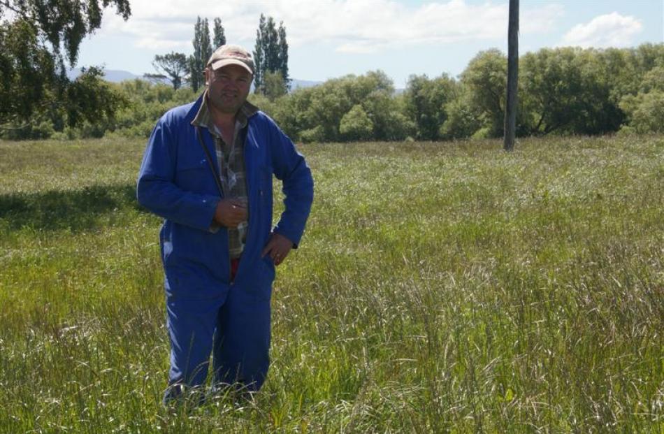 Otago Federated Farmers dairy chairman Stephen Crawford says this paddock should have been...