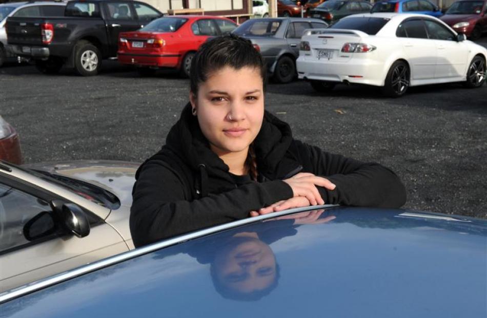 Otago Polytechnic student Sam Sewpersad is worried about the loss of a car park neighbouring...