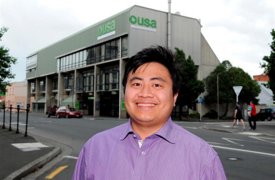 Otago University Students' Association president-elect Francisco Hernandez says a planned...