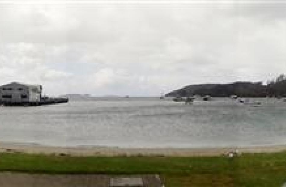 Panoramic view of Halfmoon Bay looking out from Oban on Stewart Island. Photos by Andrew Tait.