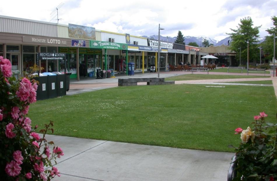 Part of Market Square, Twizel. Photo by David Bruce