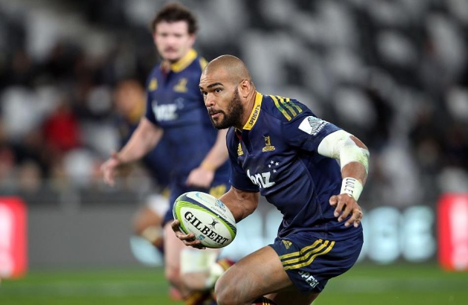 Patrick Osborne was in outstanding form for the Highlanders against the Sharks. Photo Getty