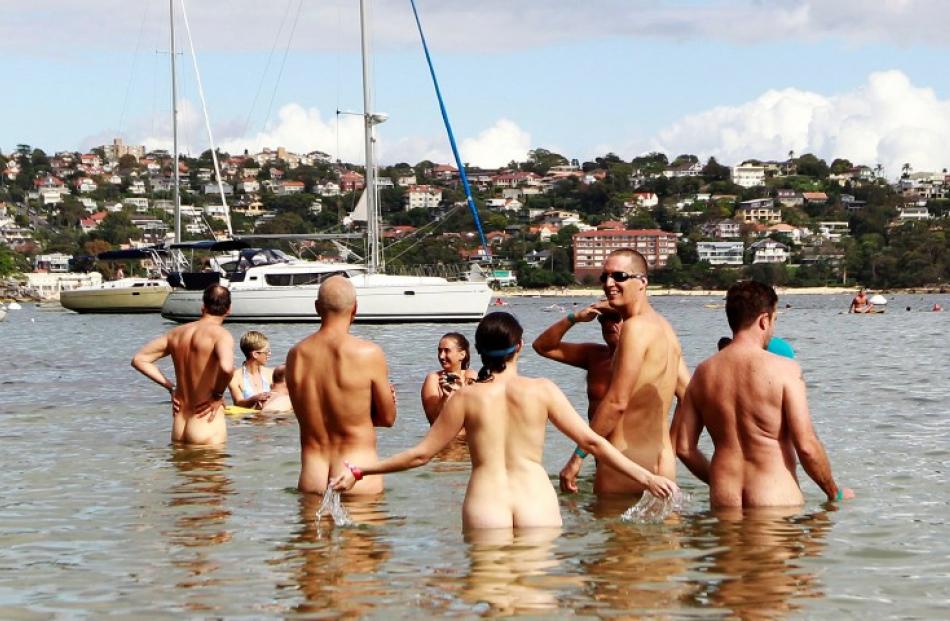Thousands Strip Off For Annual Sydney Skinny Nude Swim 