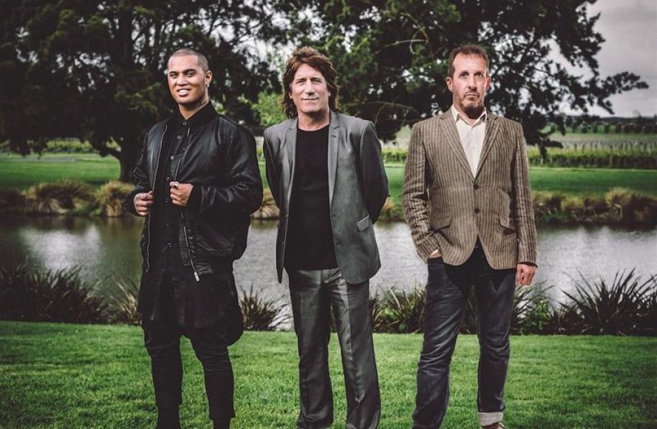 Performing at Gibbston, in February,will be (from left) Stan Walker, Jordan Luck, of the...