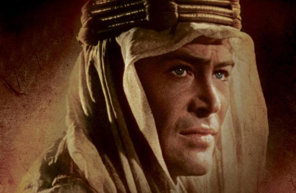 Peter O'Toole as Lawrence of Arabia in the David Lean film. Image supplied.