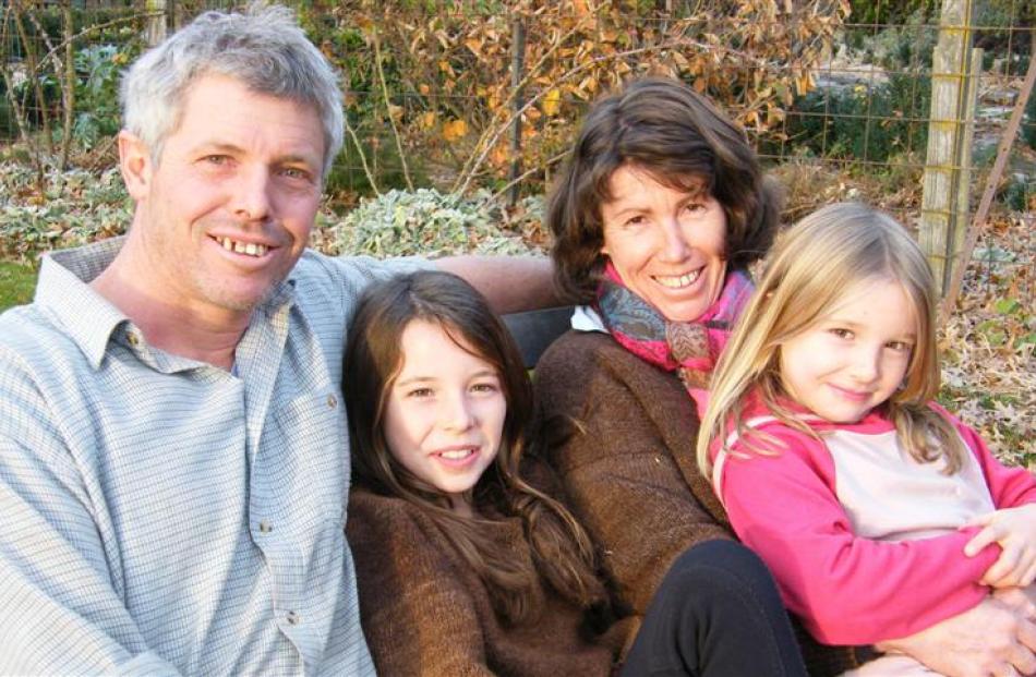 Phill Hunt and Lizzie Carruthers, with daughters Hillary and Fiona, reflect on their success in...