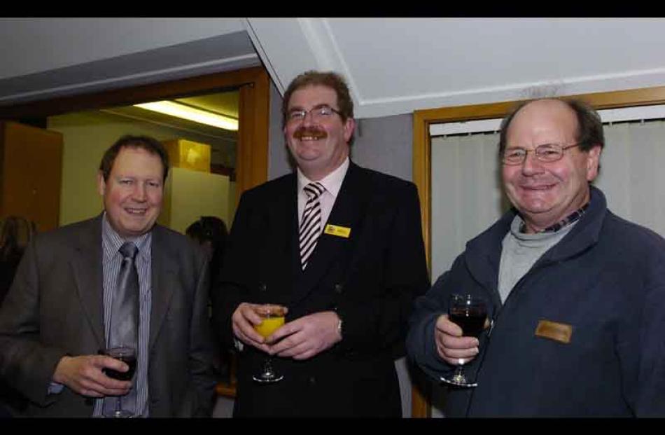 Pictured from left Robert McAuliffe, Neil Anderson, Bruce Collier.