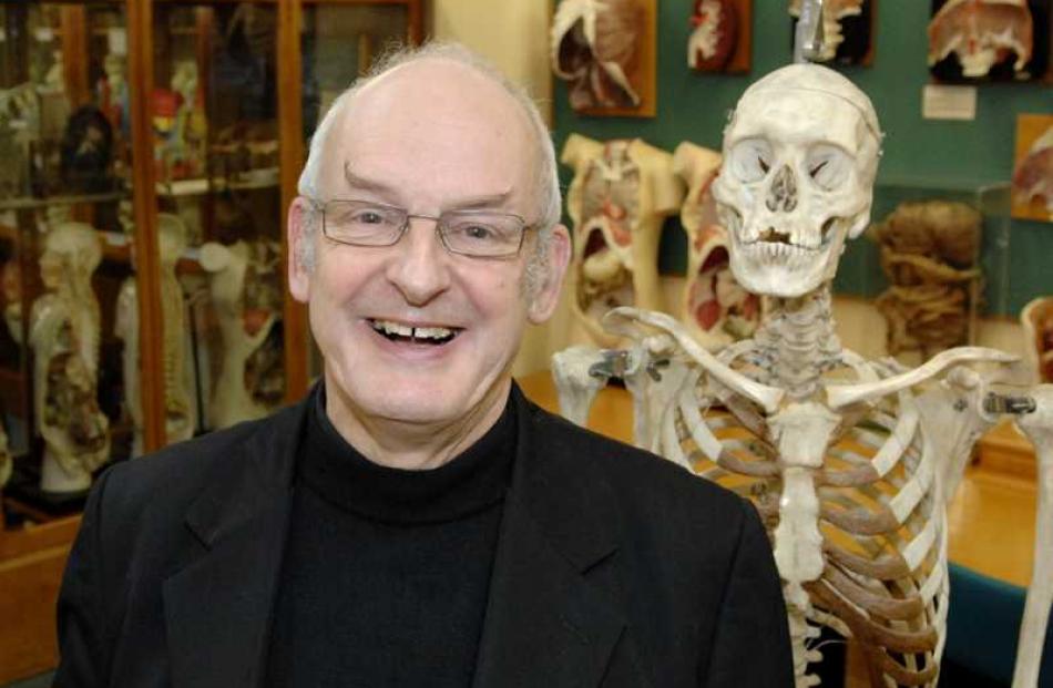 Prof David Green enthusiastic about a large grant the University of Otago's anatomy department...