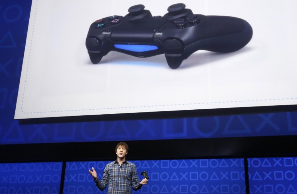PlayStation 4's lead system architect Mark Cerny speaks during the unveiling of the PlayStation 4...