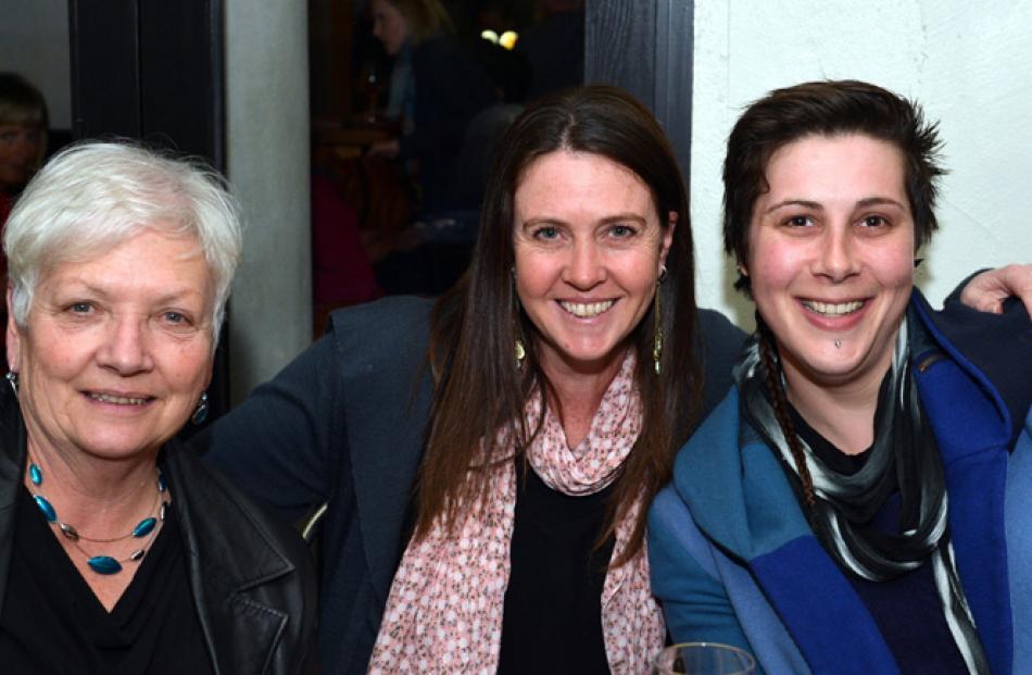 Karen Ramsay, Michelle Moore and Fiona Clements, all of Dunedin.