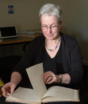 Presbyterian Research Centre director Anne Jackman with the Kaikorai Presbyterian Church...