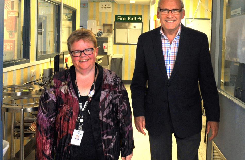 Project leaders Leanne Samuel and David Perez are planning the new intensive care unit at Dunedin...