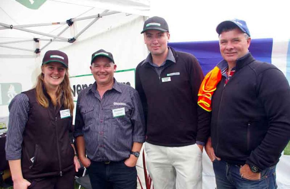 Rebecca Johnstone of Taieri Plains, Tony Pearson of Dunedin, Ben Peter of Balclutha, and Jamie...