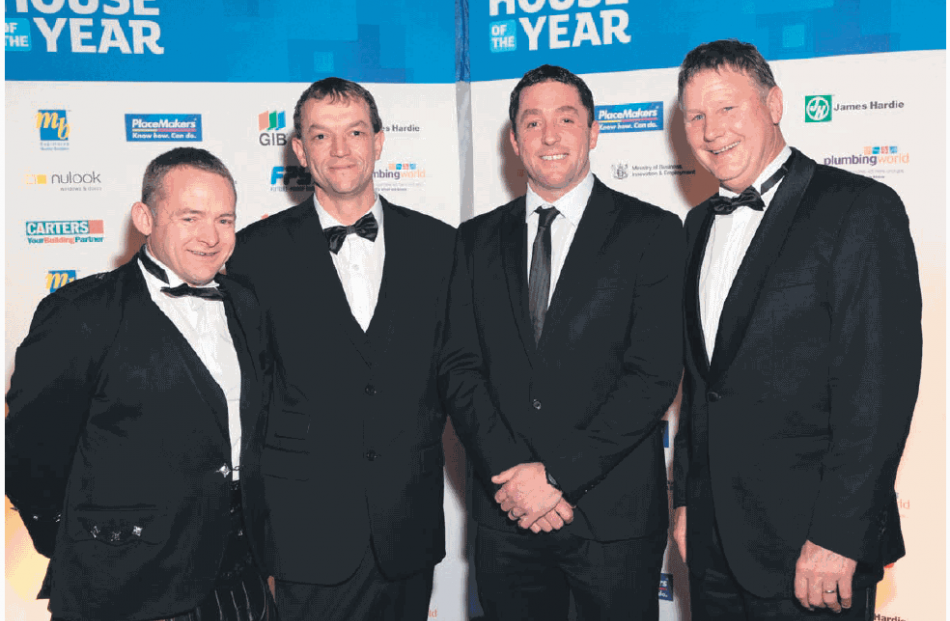 Registered Master Builder Presidents Mark Ward, Warren Kennedy, Kerry Archer and David Fabish.