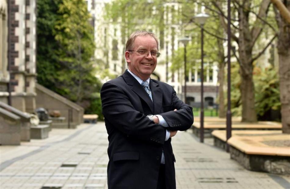 Retiring University of Otago chief operating officer John Patrick. Photo by Gregor Richardson.