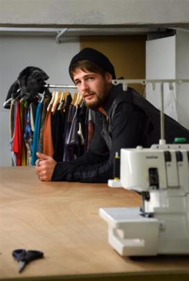 Richie Boyens in his Above Ground studio and retail outlet. Photo: Emily Cannan