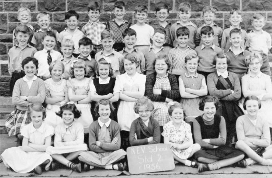 Rob Urquhart is in the back row on the far left with the biggest smile. Photo: supplied