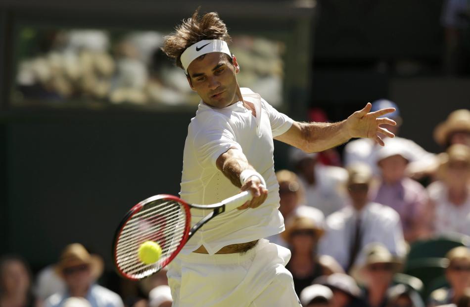 Roger Federer has eased into the second round. Photo: Reuters