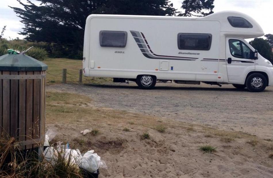 Rubbish bins at the Ocean View Recreation Reserve may be joined by a bin for depositing horse...