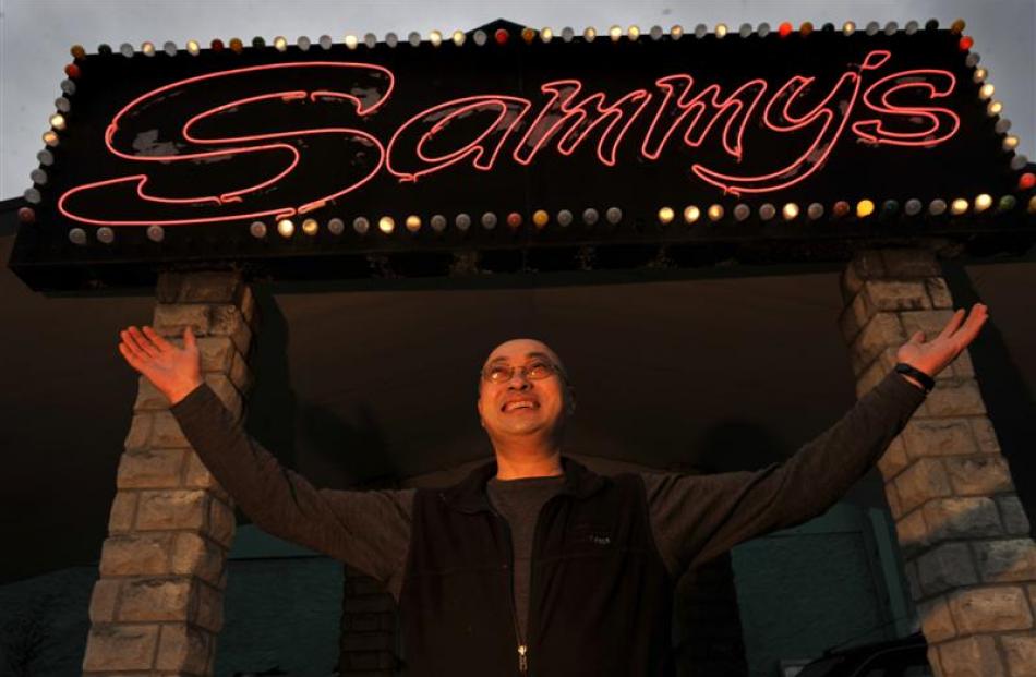 Sammy's owner Sam Chin at the venue yesterday before it reopens this month. Photo by Gerard O'Brien.