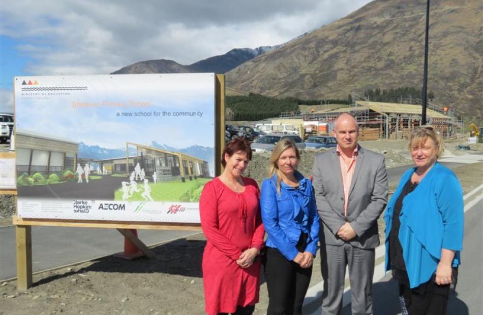 Shotover Primary School foundation staff (from left) executive officer Trineka Newton, associate...