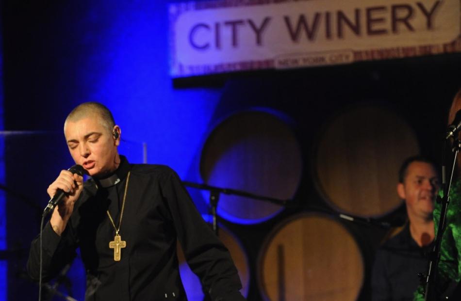 Sinead O'Connor performs last year. Photo: Getty Images