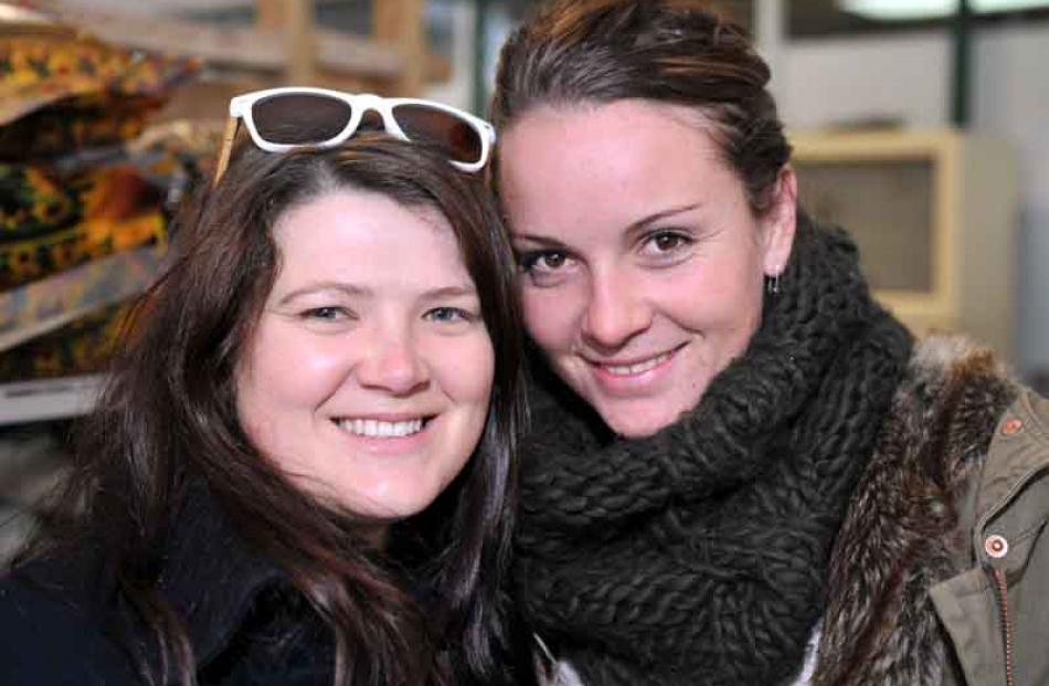 Sisters-in-law,  Sheryl, of Dunedin, and Katie Cawte, from Ashburton.