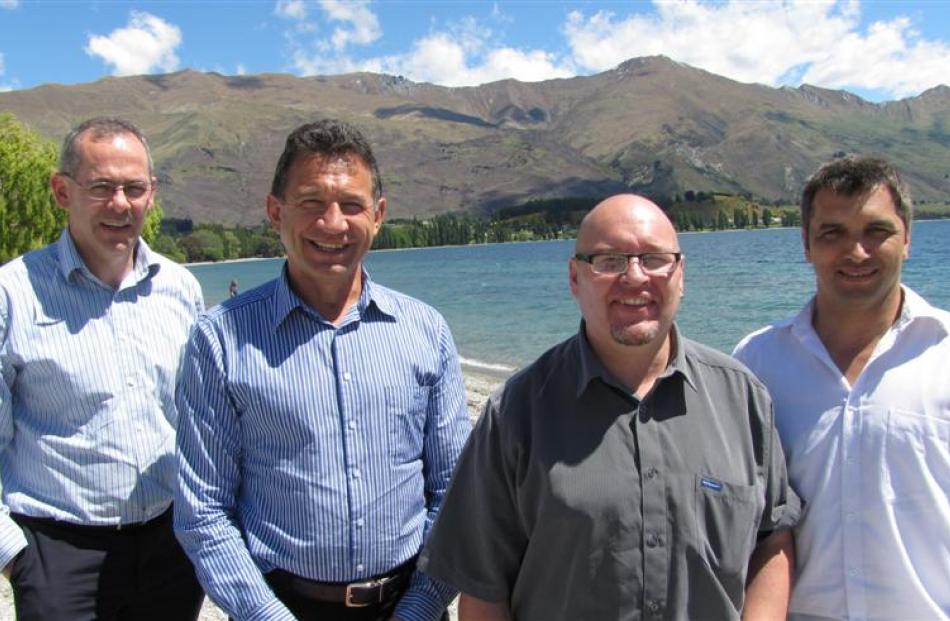 Smart Environmental businessmen Mark Lawson, of Auckland, Grahame Christian, of Auckland, Peter...