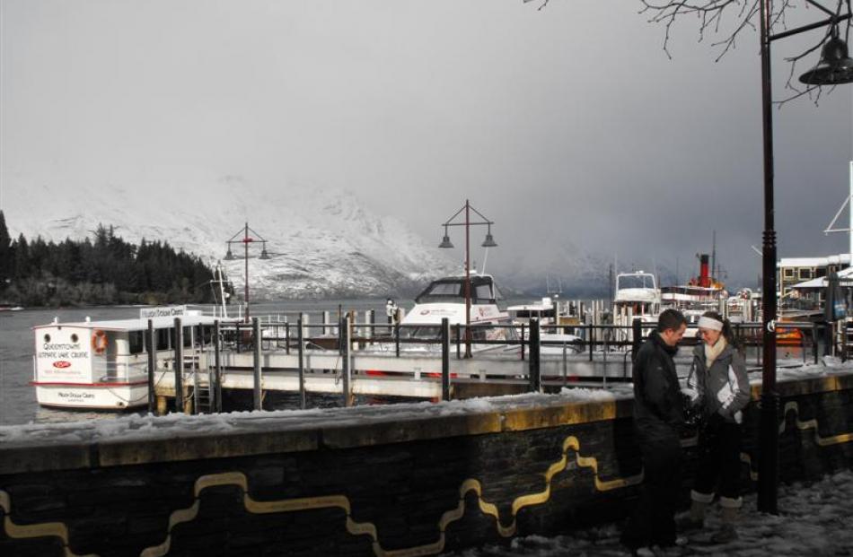 Snow could be reason why you think Queenstown is a great place to live in. This photograph was...
