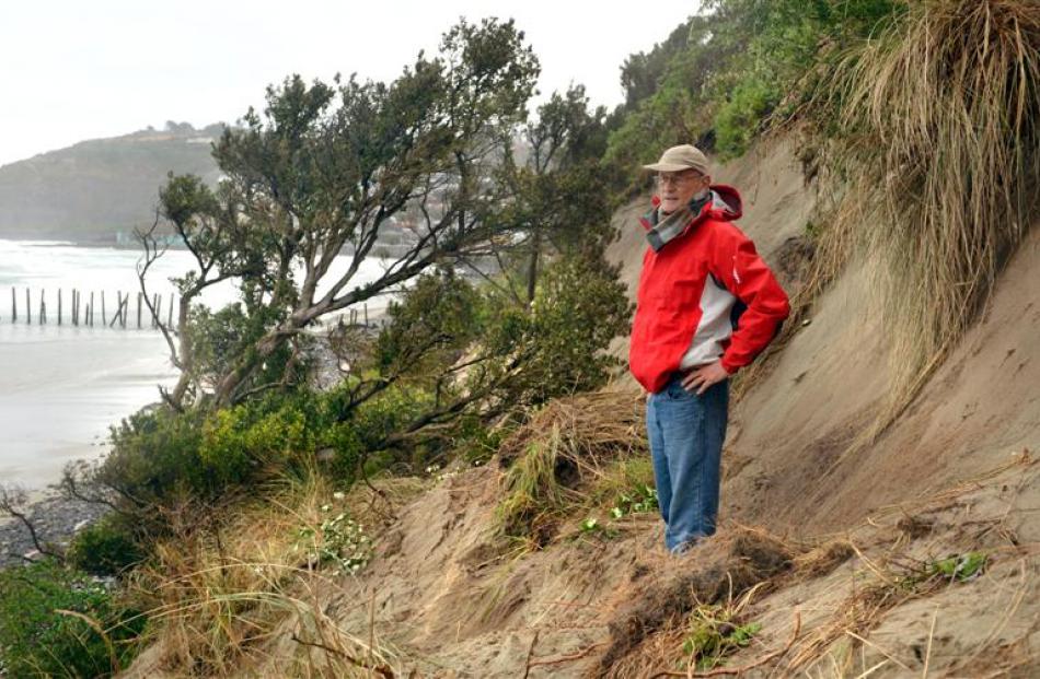 St Clair resident Bill Brown believes the area's sand dunes will vanish - and much of South...