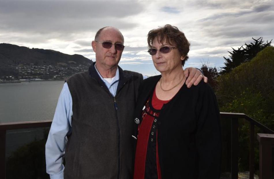 Steve and Lorraine Hawkins say the Dunedin City Council is responsible for stormwater flooding...