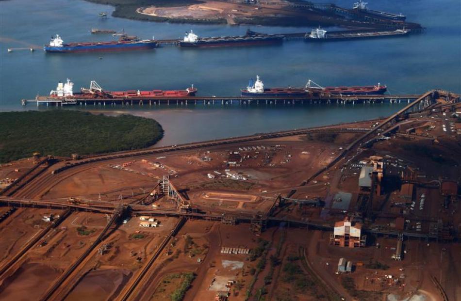 Subdued iron ore prices are likely to take some of the gloss off Australian economic growth....