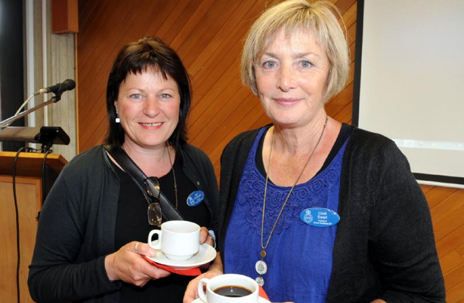 Sue O'Connell of Dunedin, and Cindi Ewart of Mosgiel.