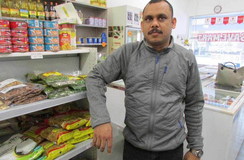 Sujith John, of  South Dunedin's Indian Save Mart, says the growth of Asian grocery shops means...