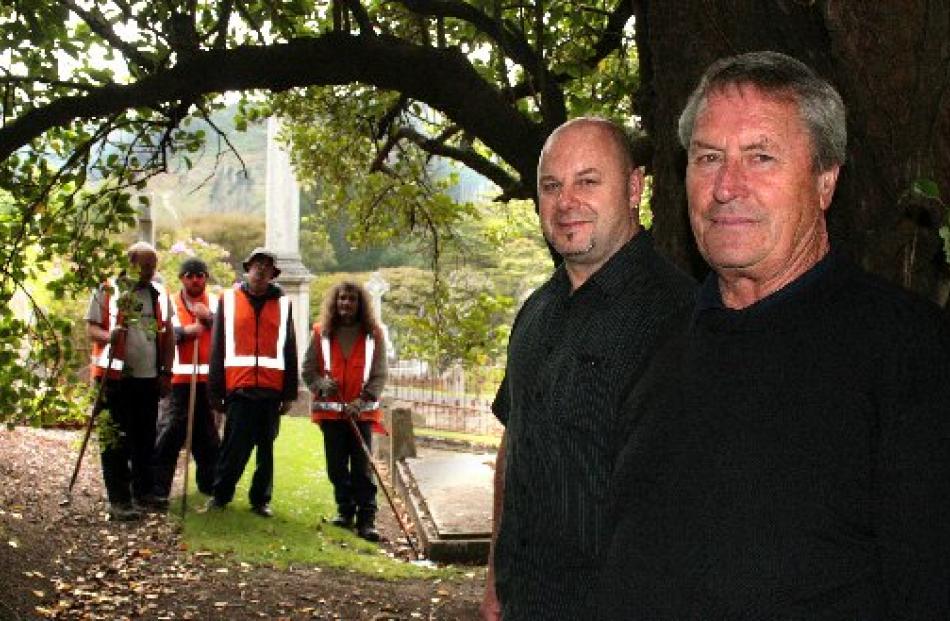 Taskforce Green co-ordinator Alex Griffin (far right) is retiring for the second time from the...