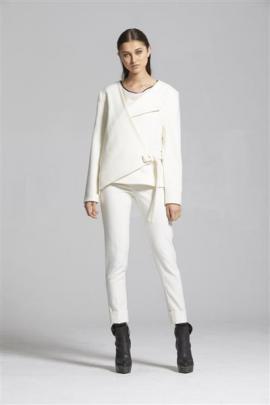 Taylor Tether jacket, $597, Bound top, $297, Cuffed Cogent pants, $397.