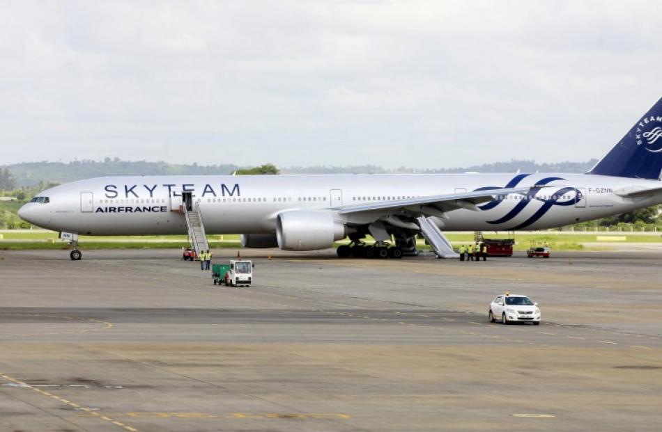 The Air France Boeing 777 made an emergency landing at Moi International Airport in Mombasa....