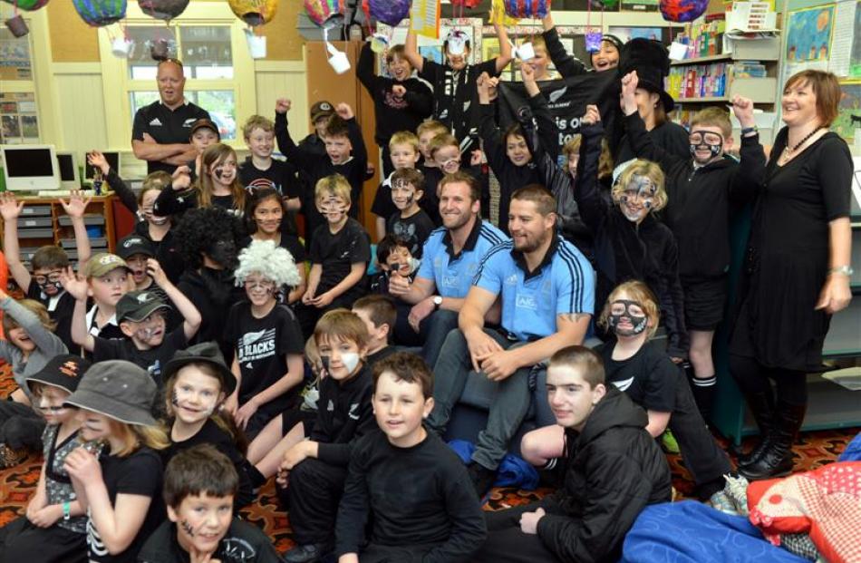 The All Blacks were the centre of attention yesterday when  Kieran Read  and Dane Coles surprised...